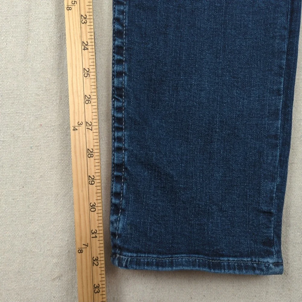 True Religion Jeans Mens 36x32 Blue Rocco Relaxed Skinny Dark Wash